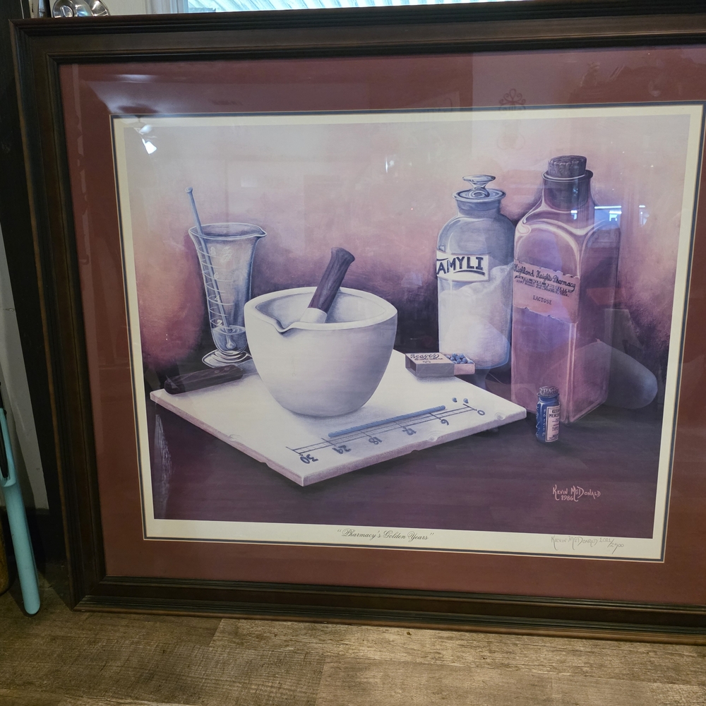 Framed Pharmacy Art Print